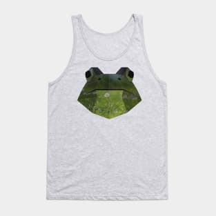 Frog Low Poly Double Exposure Art Tank Top